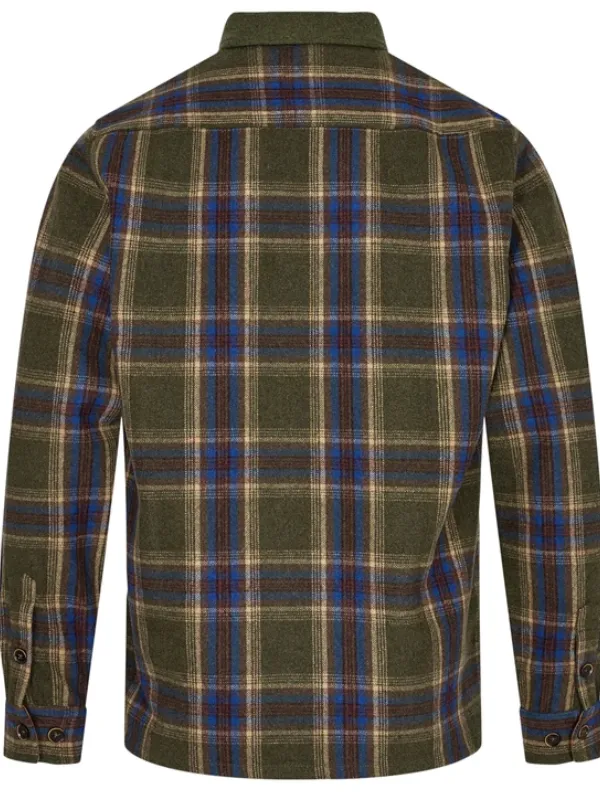 Anerkjendt OLIVINE CHECK Overshirt