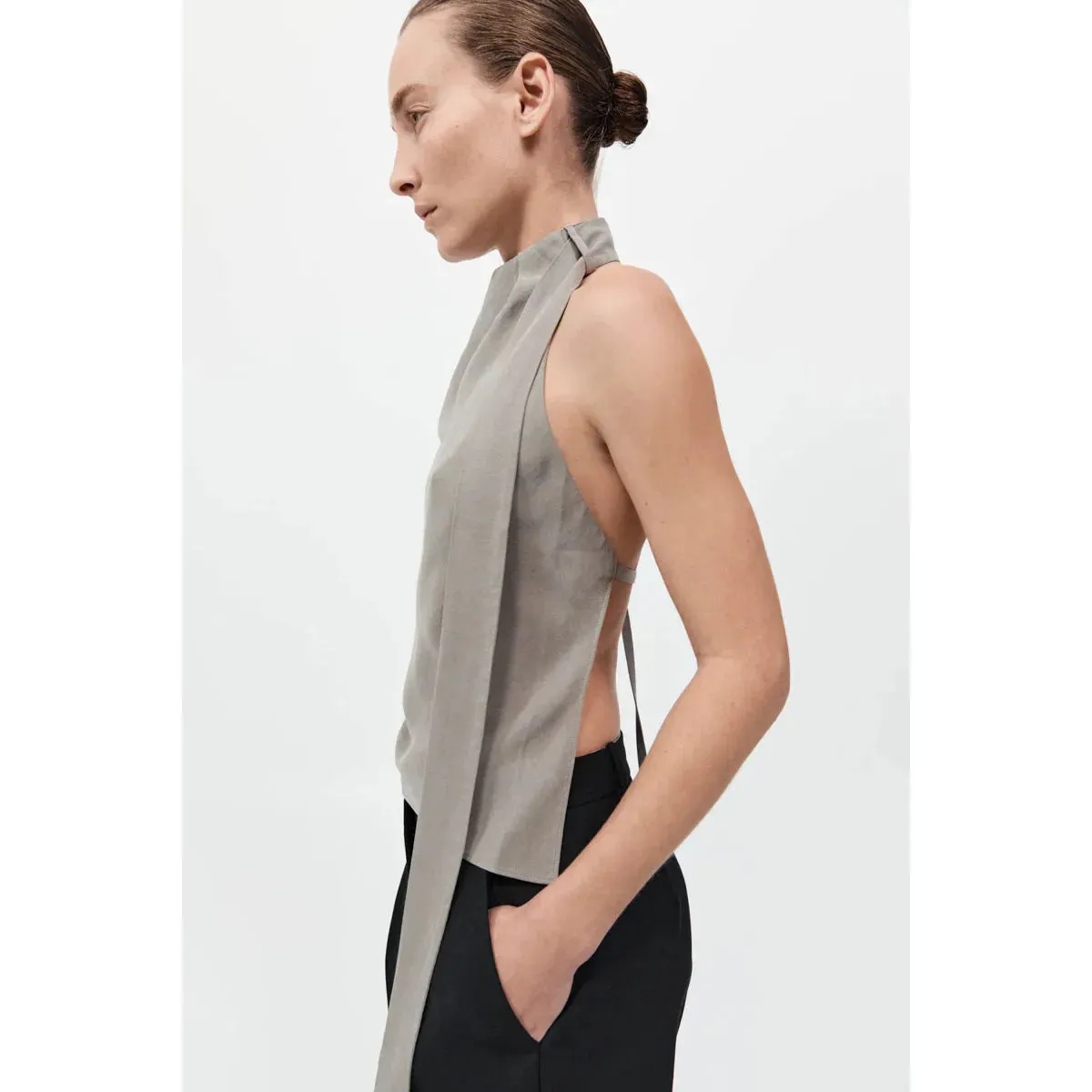 BIAS SCARF TOP