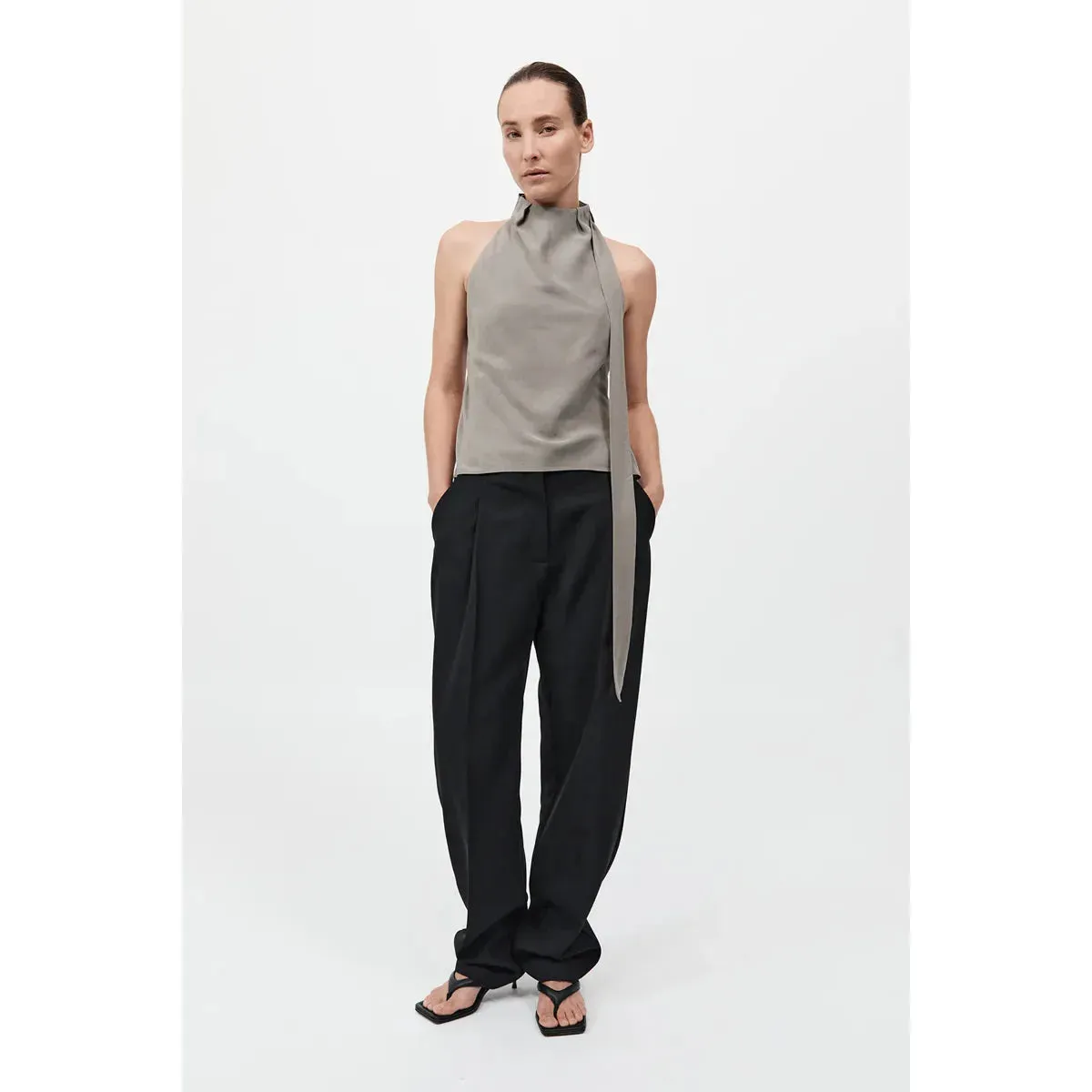 BIAS SCARF TOP