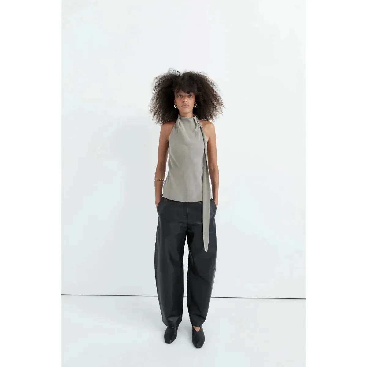 BIAS SCARF TOP