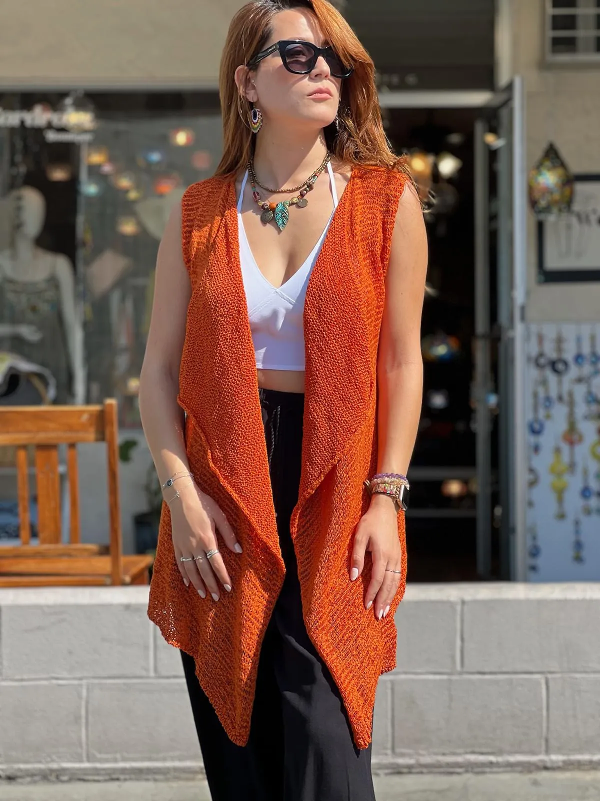 Bronze Mercerized Vest