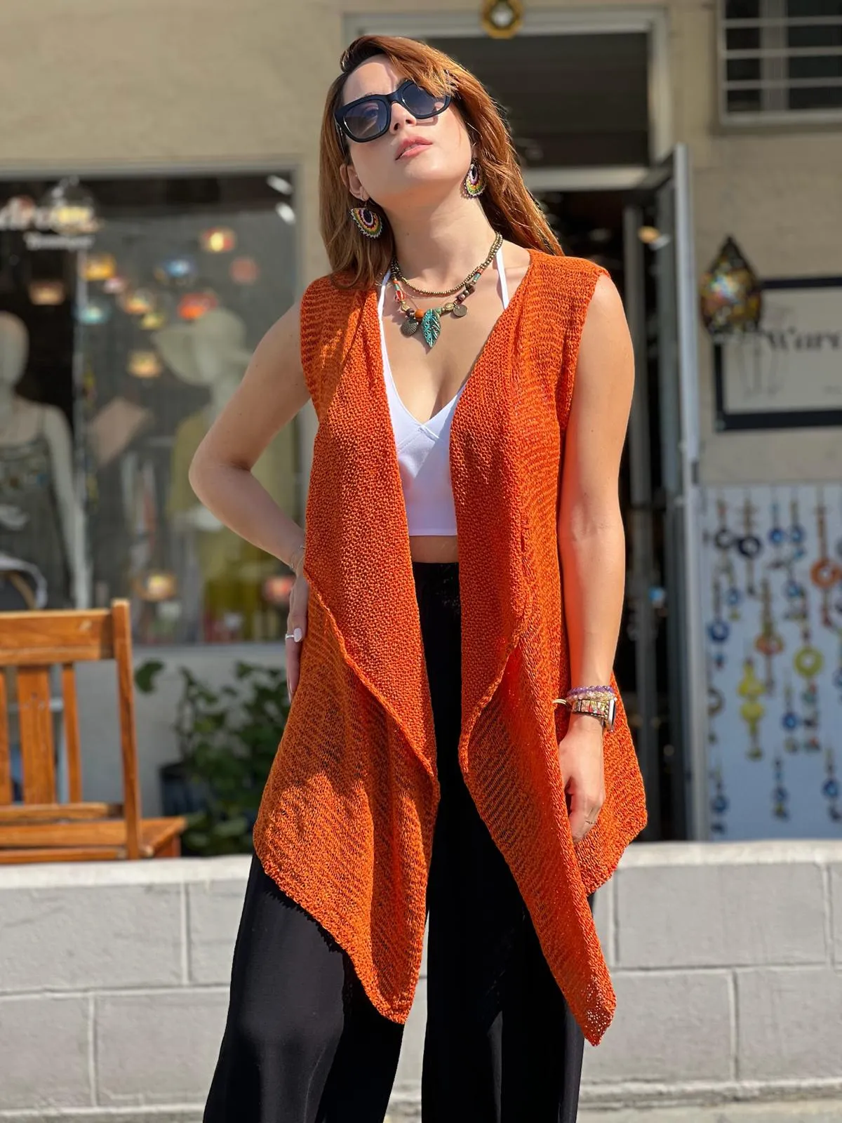 Bronze Mercerized Vest