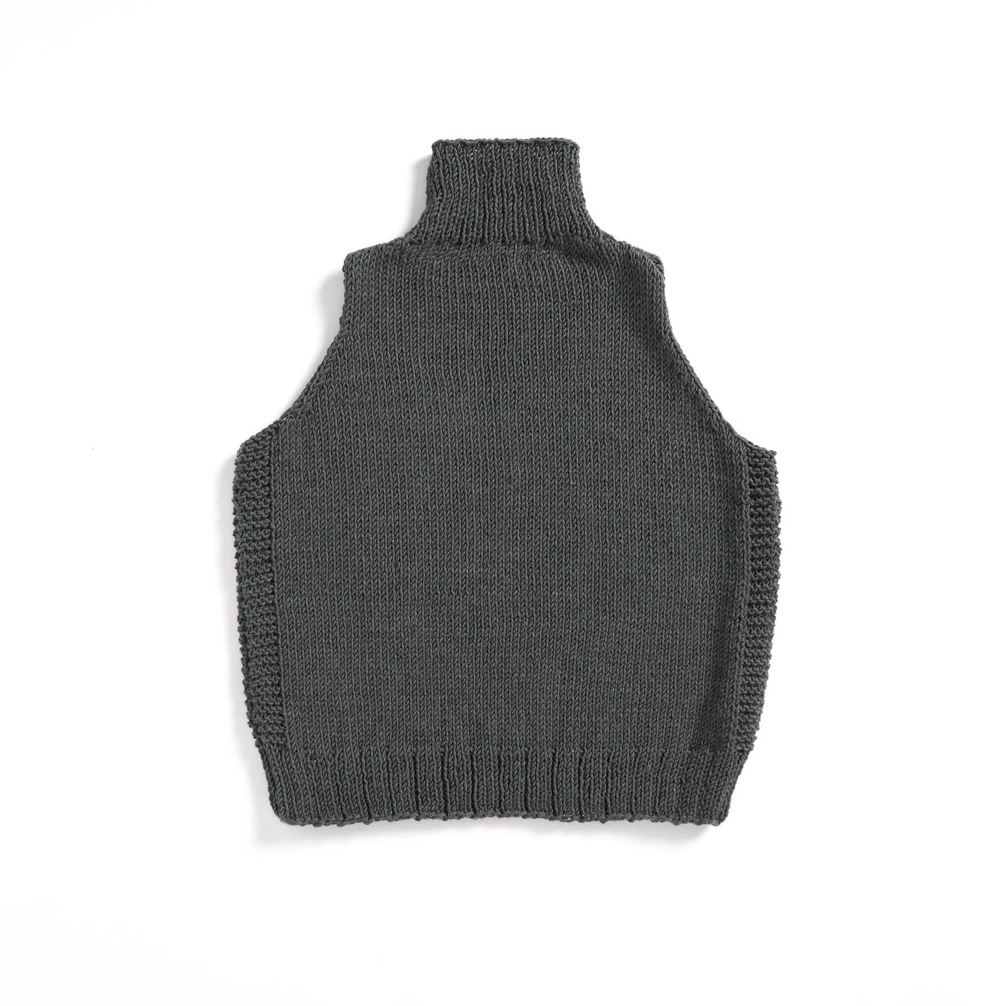 Caron Simply Me Knit Mockneck Vest