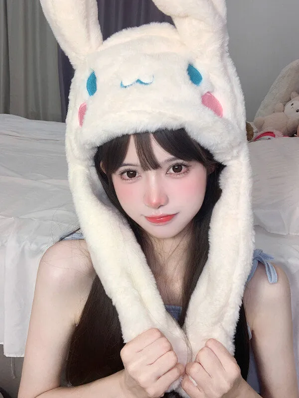 Cartoon Plush Warm Ears Hat