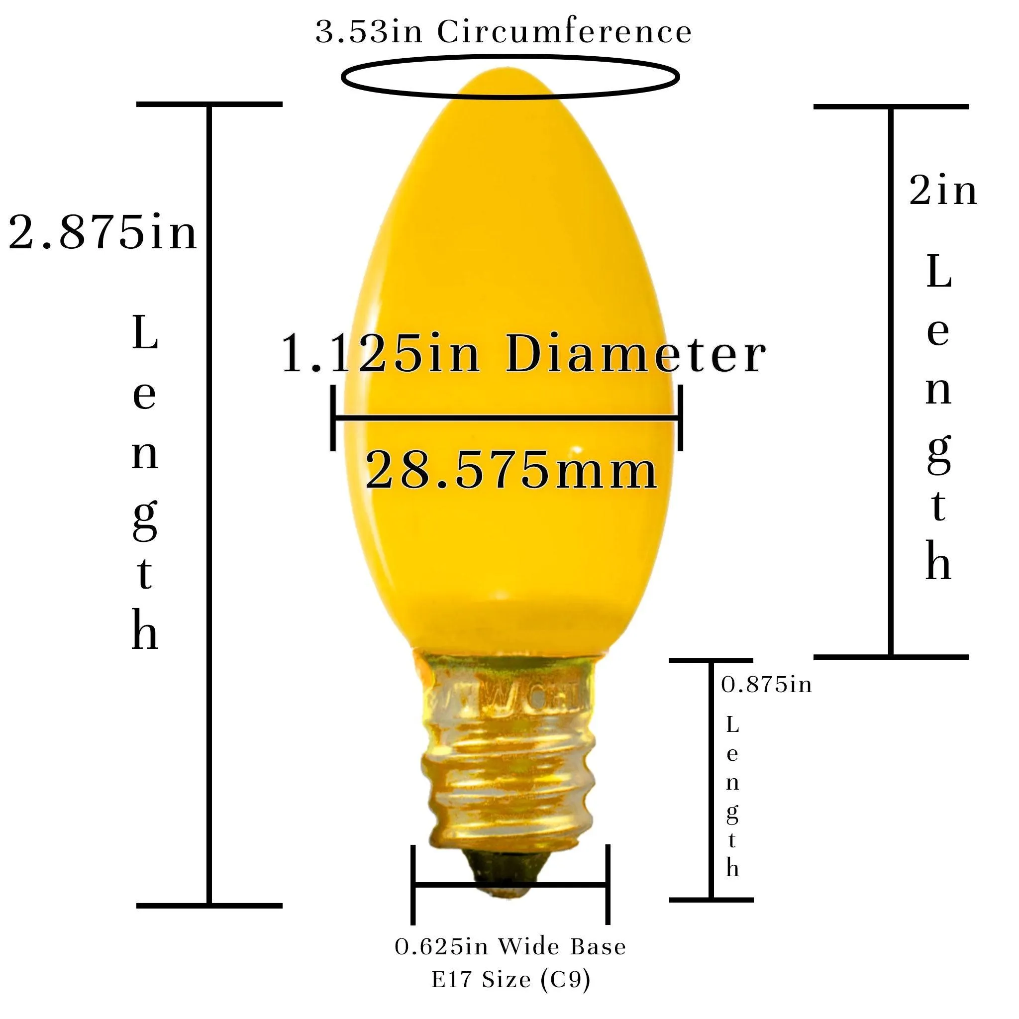 Ceramic Multi-Color Light Bulbs