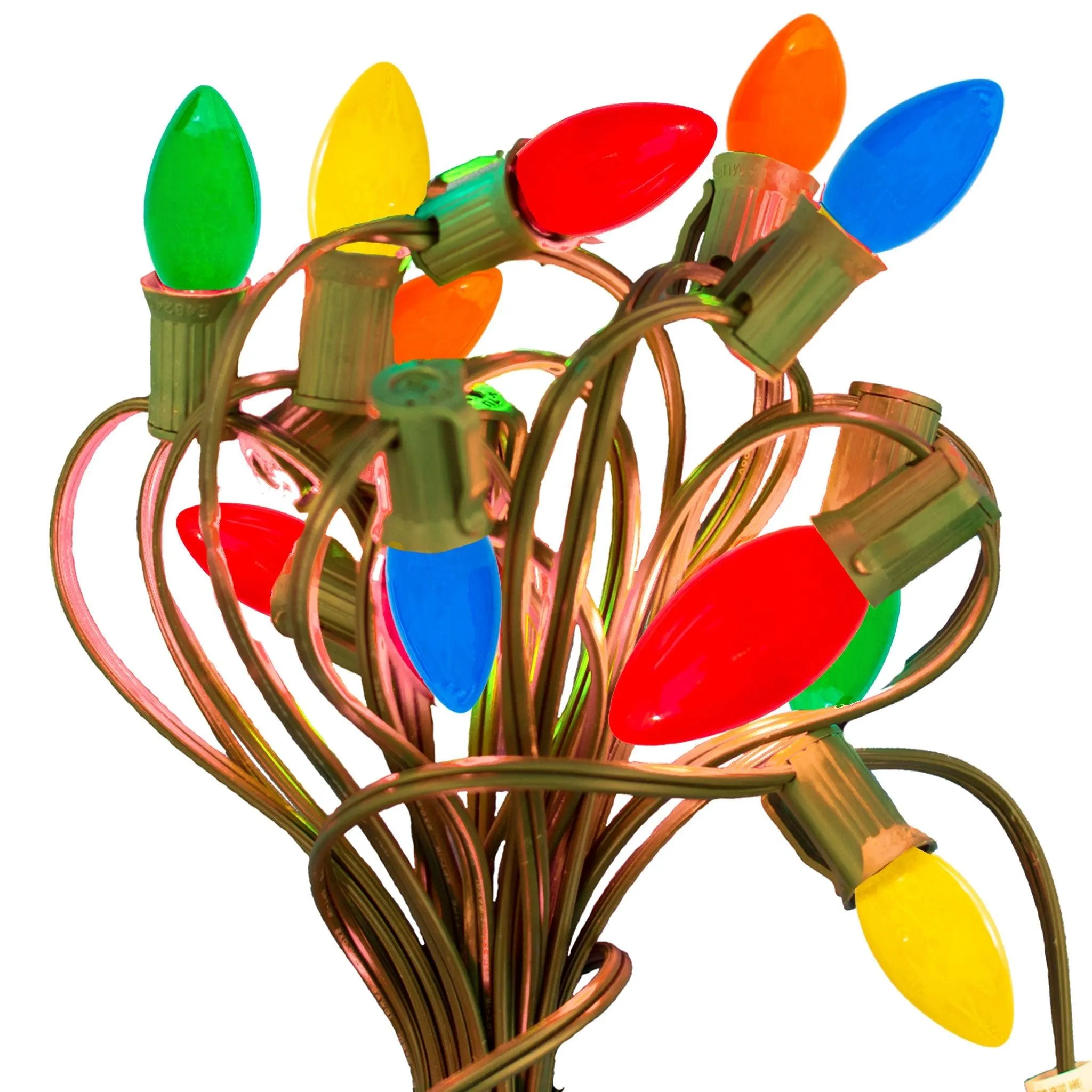 Ceramic Multi-Color Patio String Lights