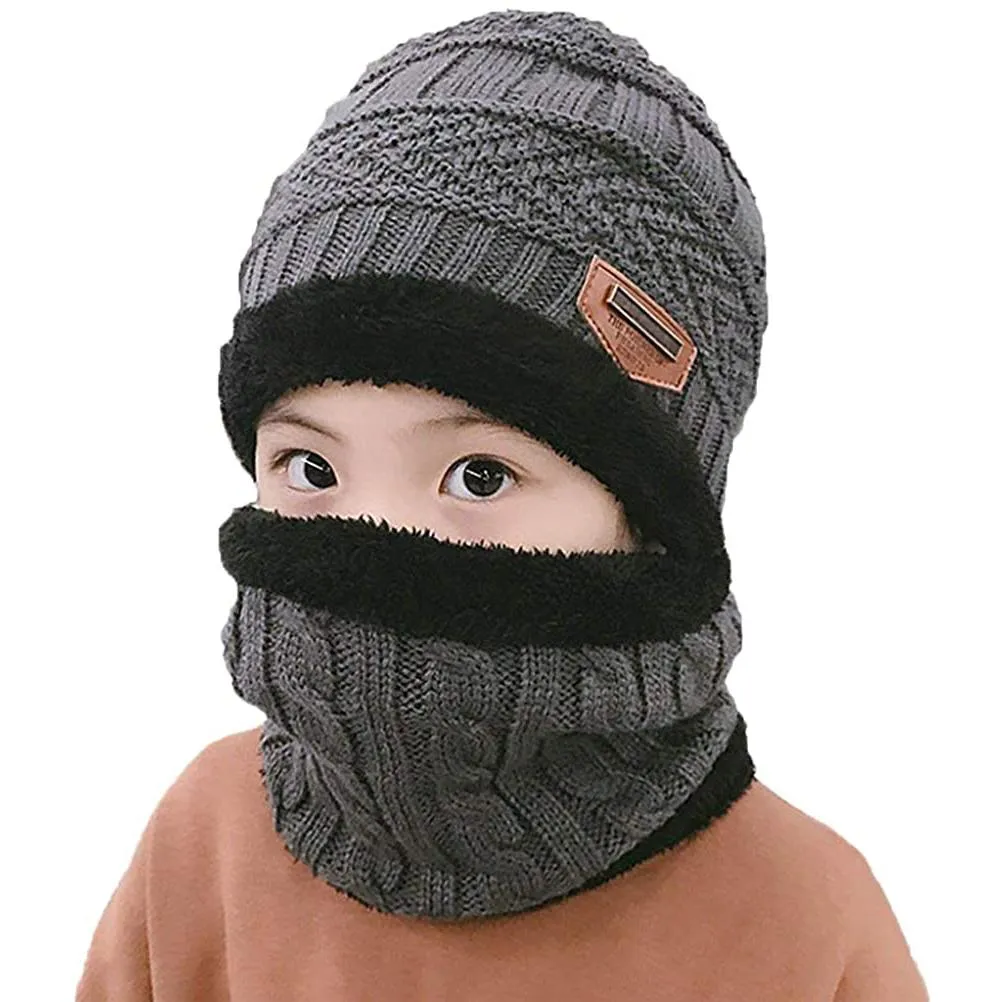 Children's Winter Hat and Scarf Set