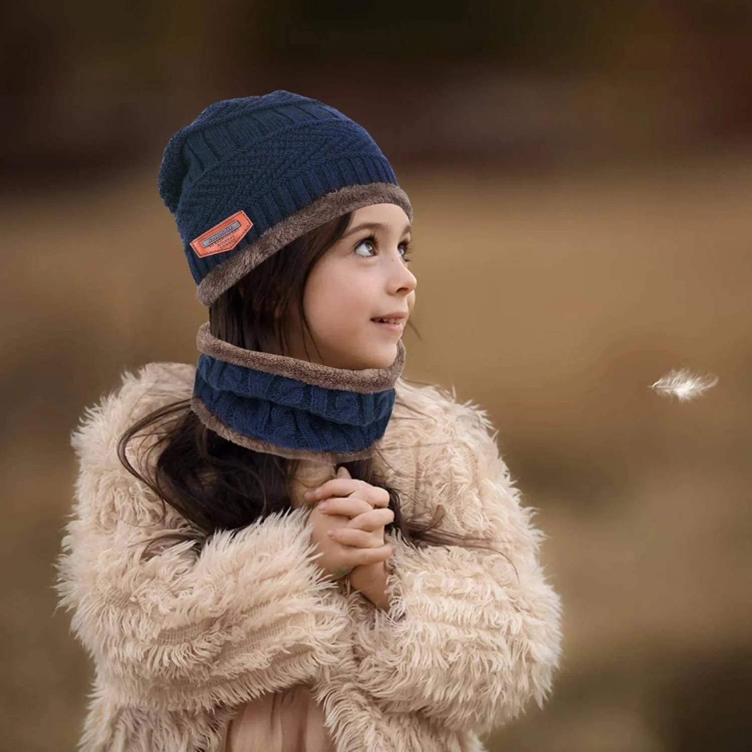 Children's Winter Hat and Scarf Set