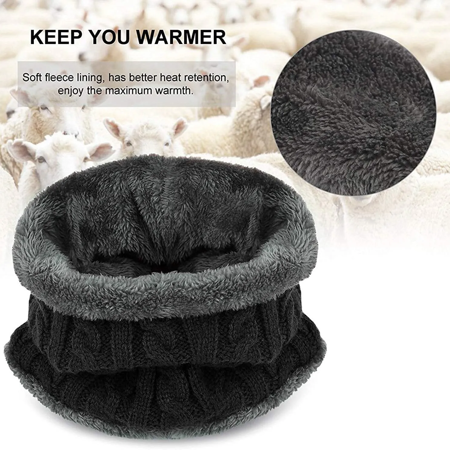 Children's Winter Hat and Scarf Set