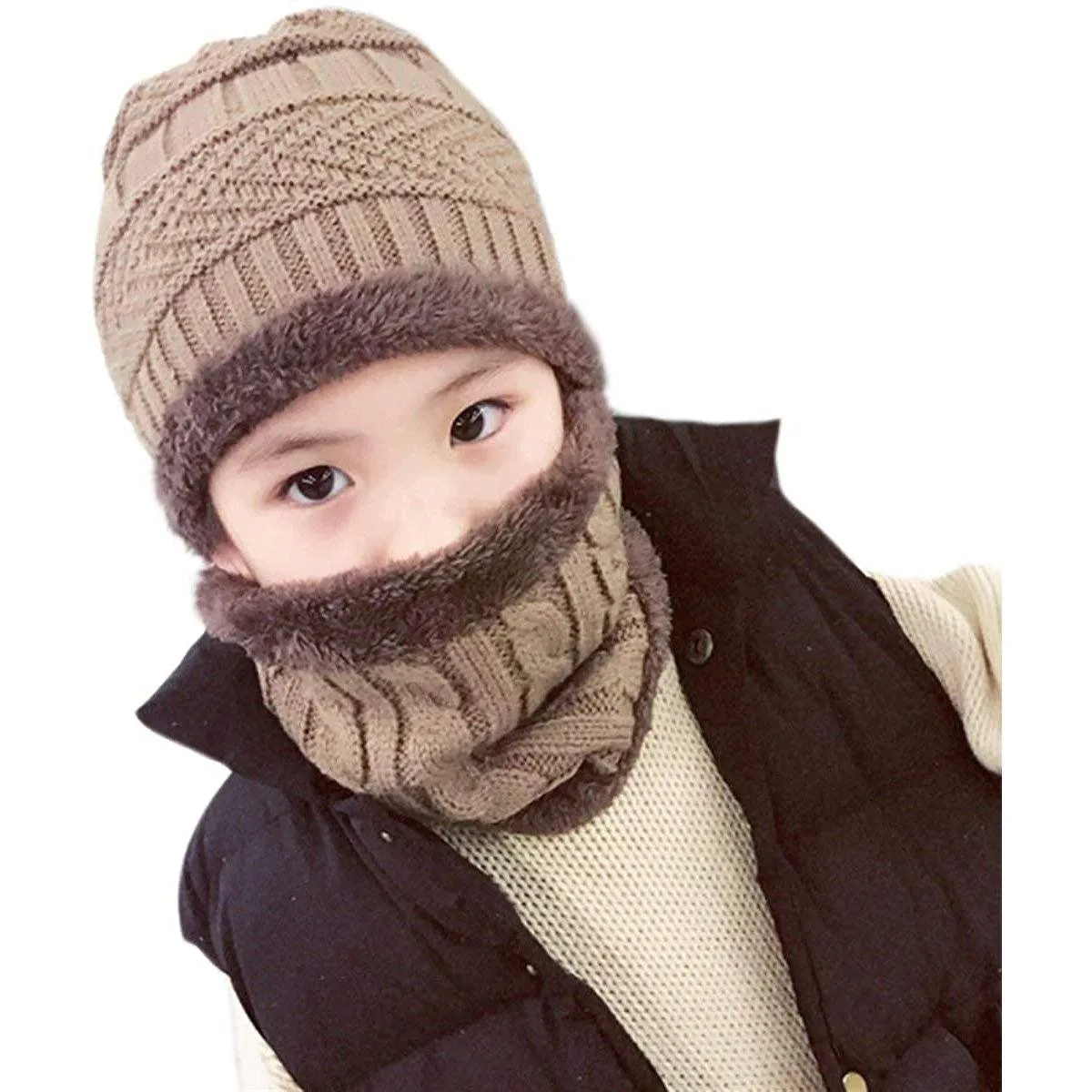 Children's Winter Hat and Scarf Set
