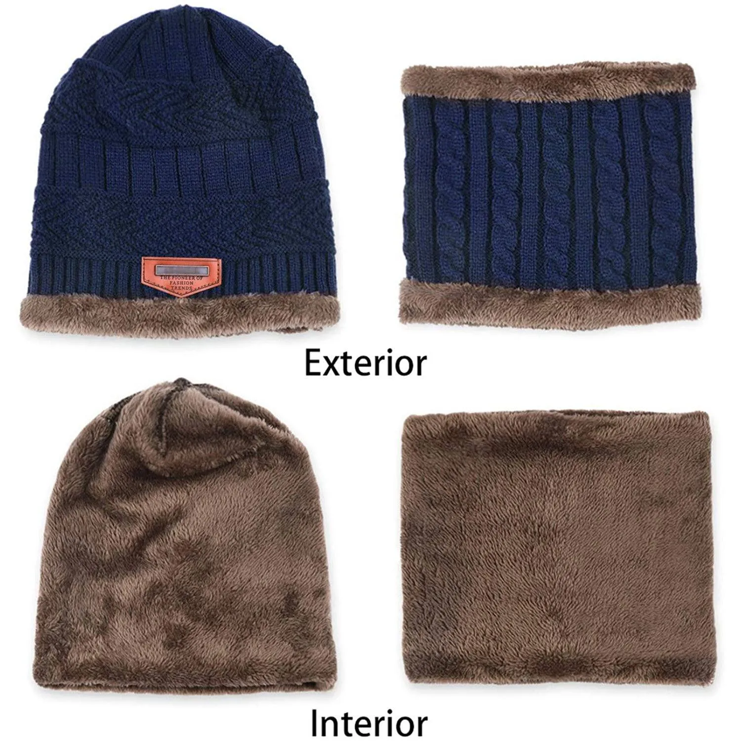 Children's Winter Hat and Scarf Set