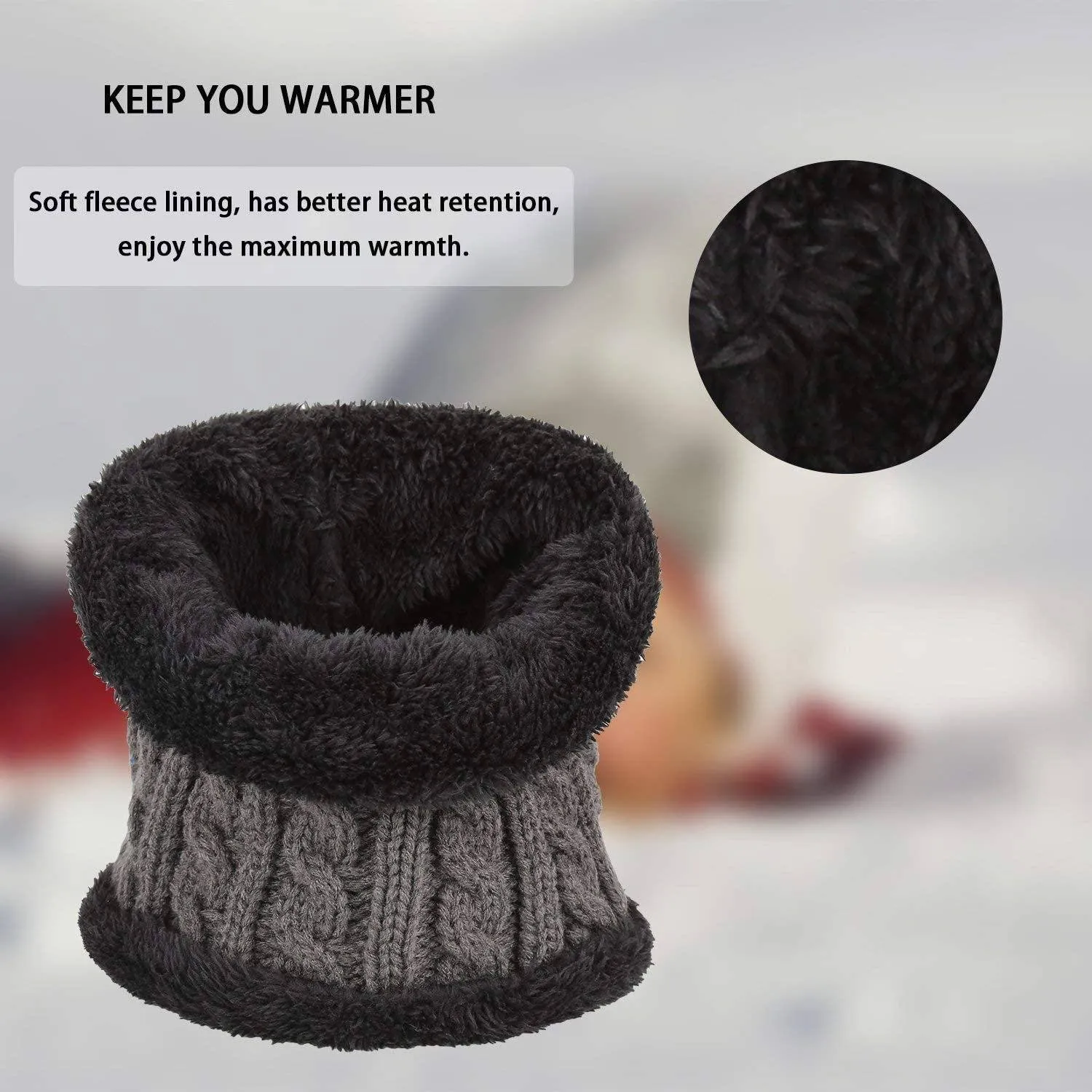 Children's Winter Hat and Scarf Set