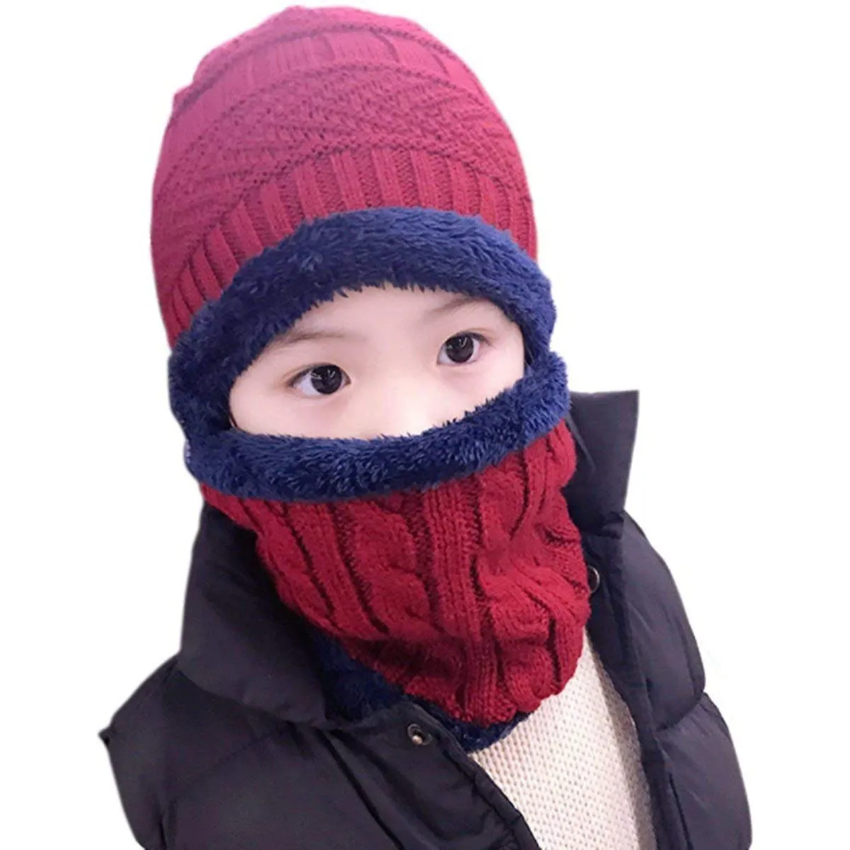 Children's Winter Hat and Scarf Set