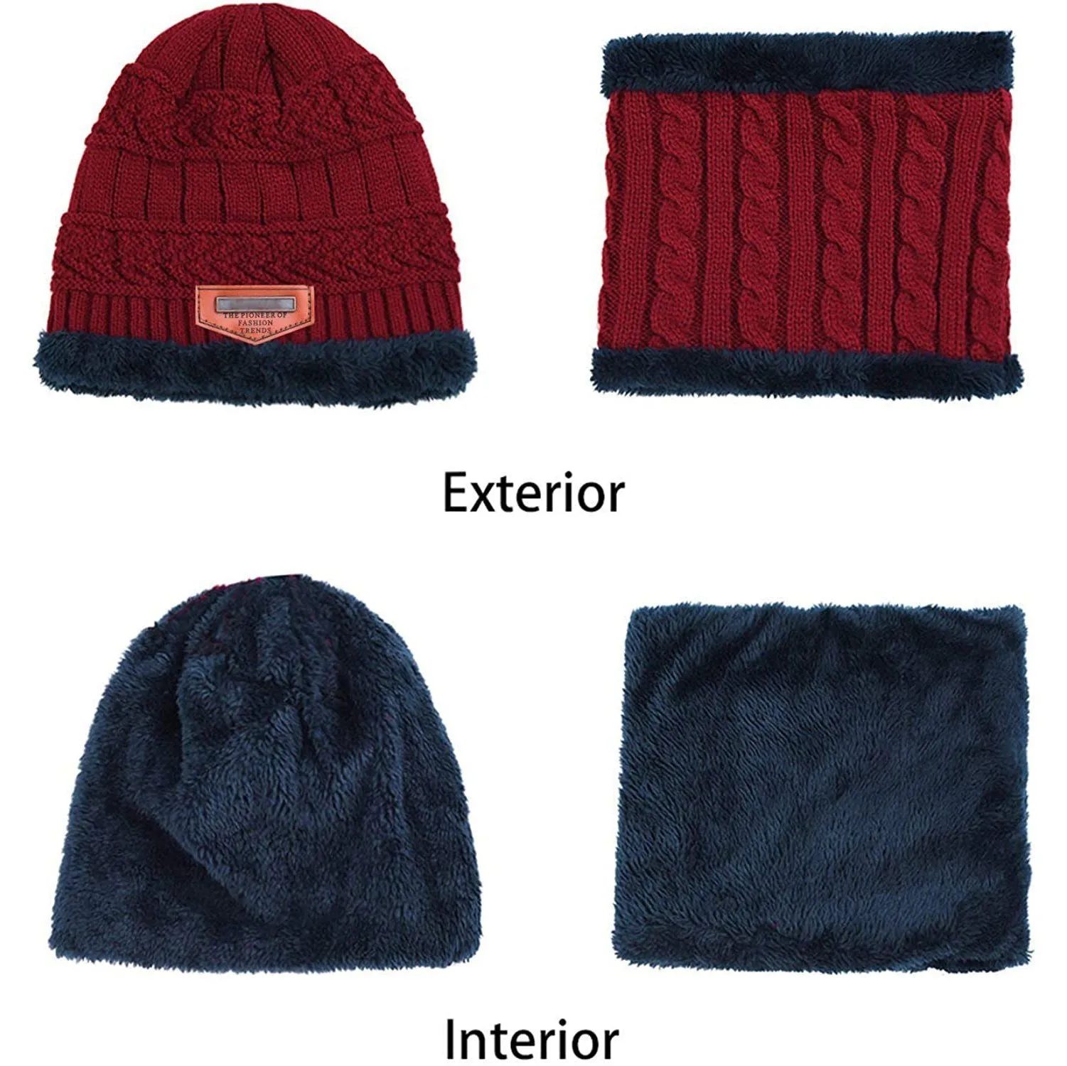 Children's Winter Hat and Scarf Set