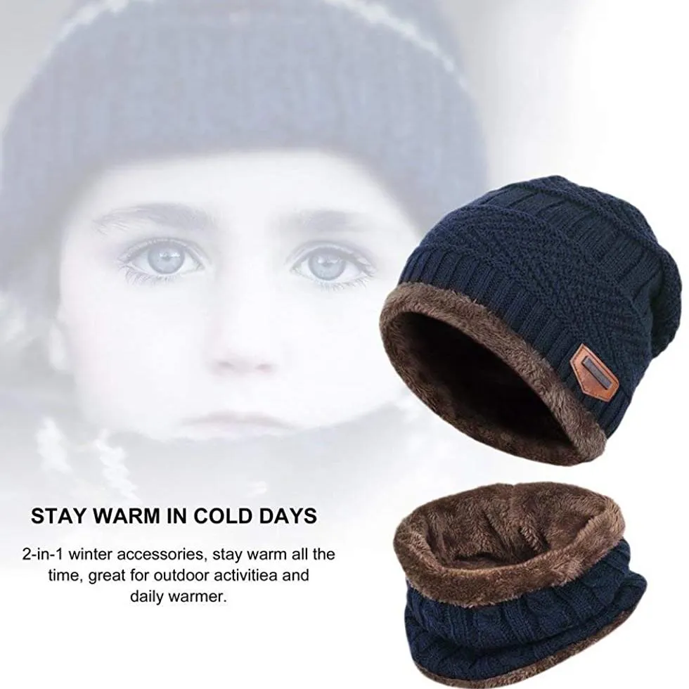 Children's Winter Hat and Scarf Set
