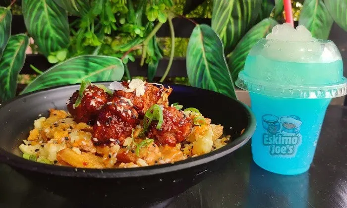 Choice of 2 x Korean-style Mains including Beverages at Plucky’s Fried Chicken Korean Style