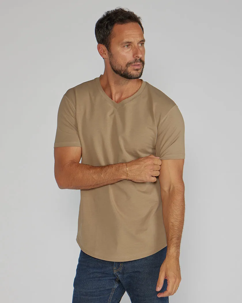 Drop-Cut V-Neck: LUX <!-- Size XL -->