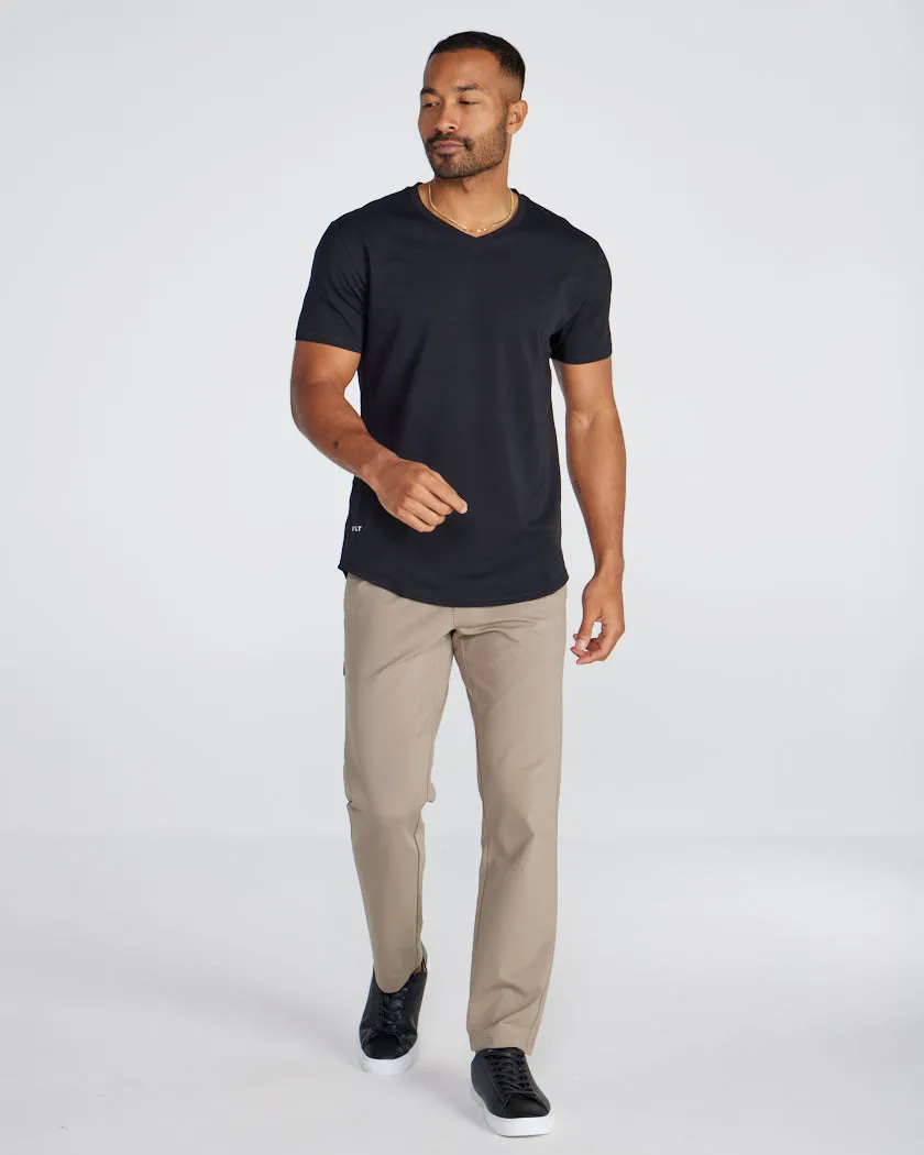 Drop-Cut V-Neck: LUX <!-- Size XL -->