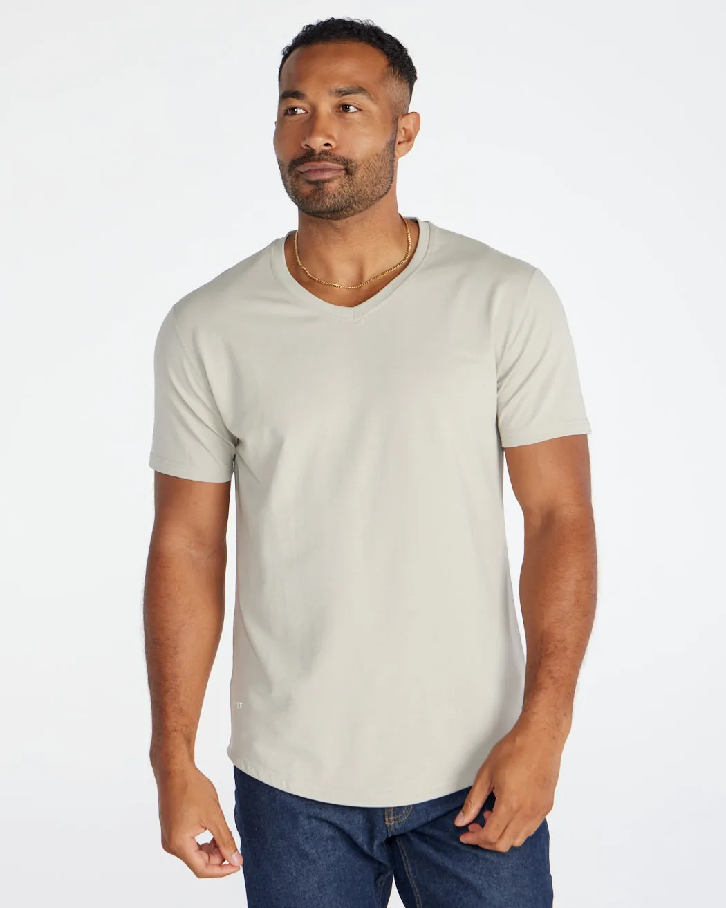 Drop-Cut V-Neck: LUX <!-- Size XL -->
