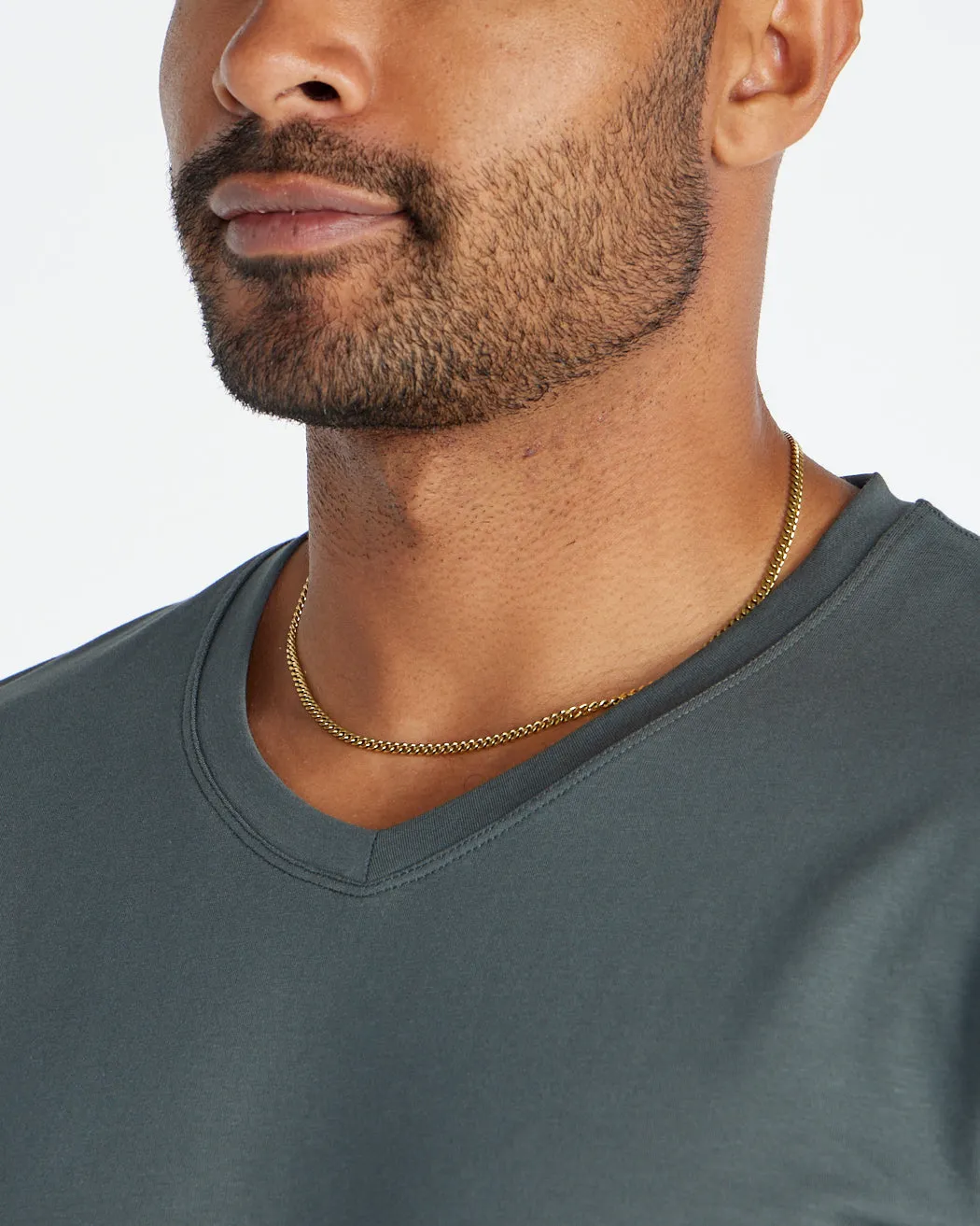 Drop-Cut V-Neck: LUX <!-- Size XL -->