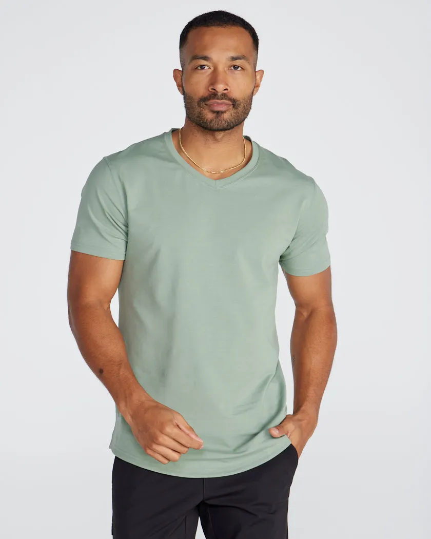 Drop-Cut V-Neck: LUX <!-- Size XL -->