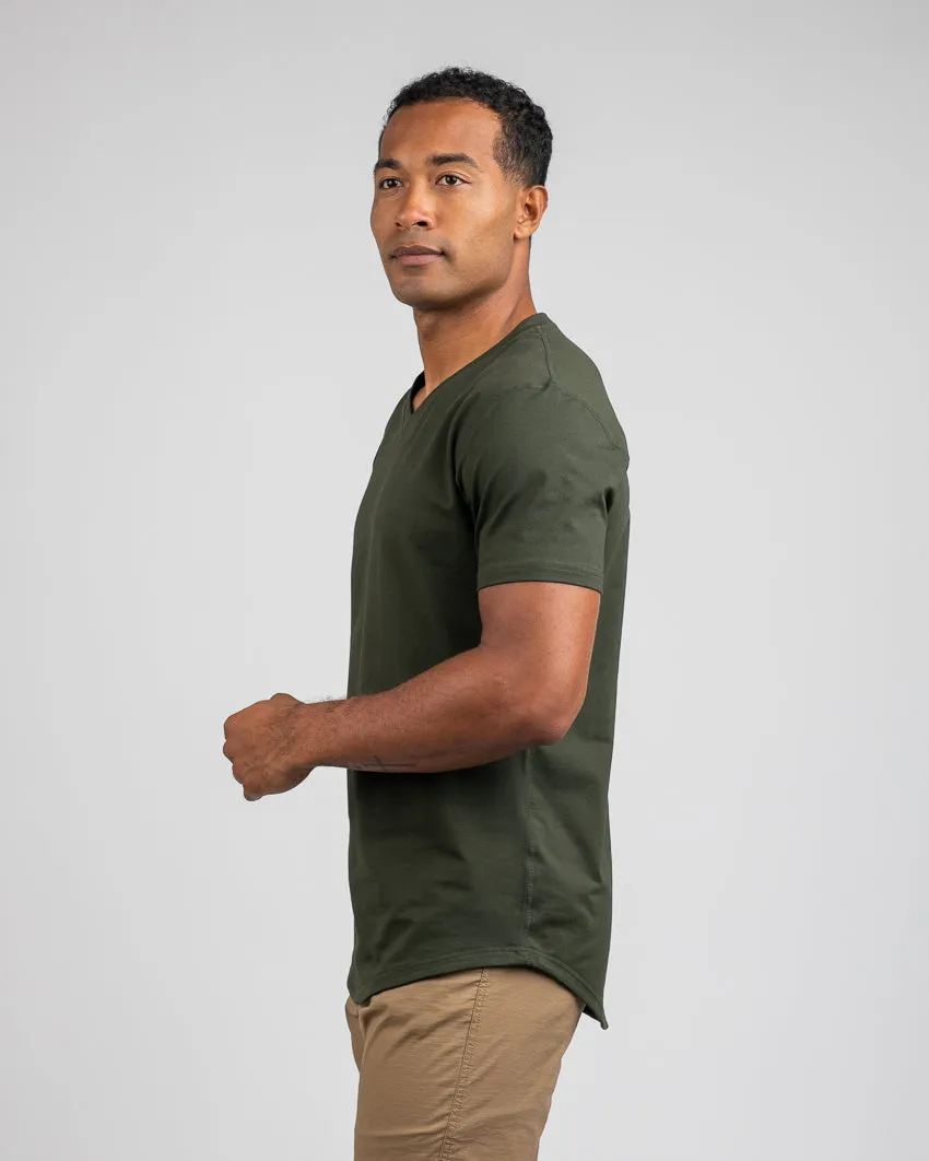 Drop-Cut V-Neck: LUX <!-- Size XL -->