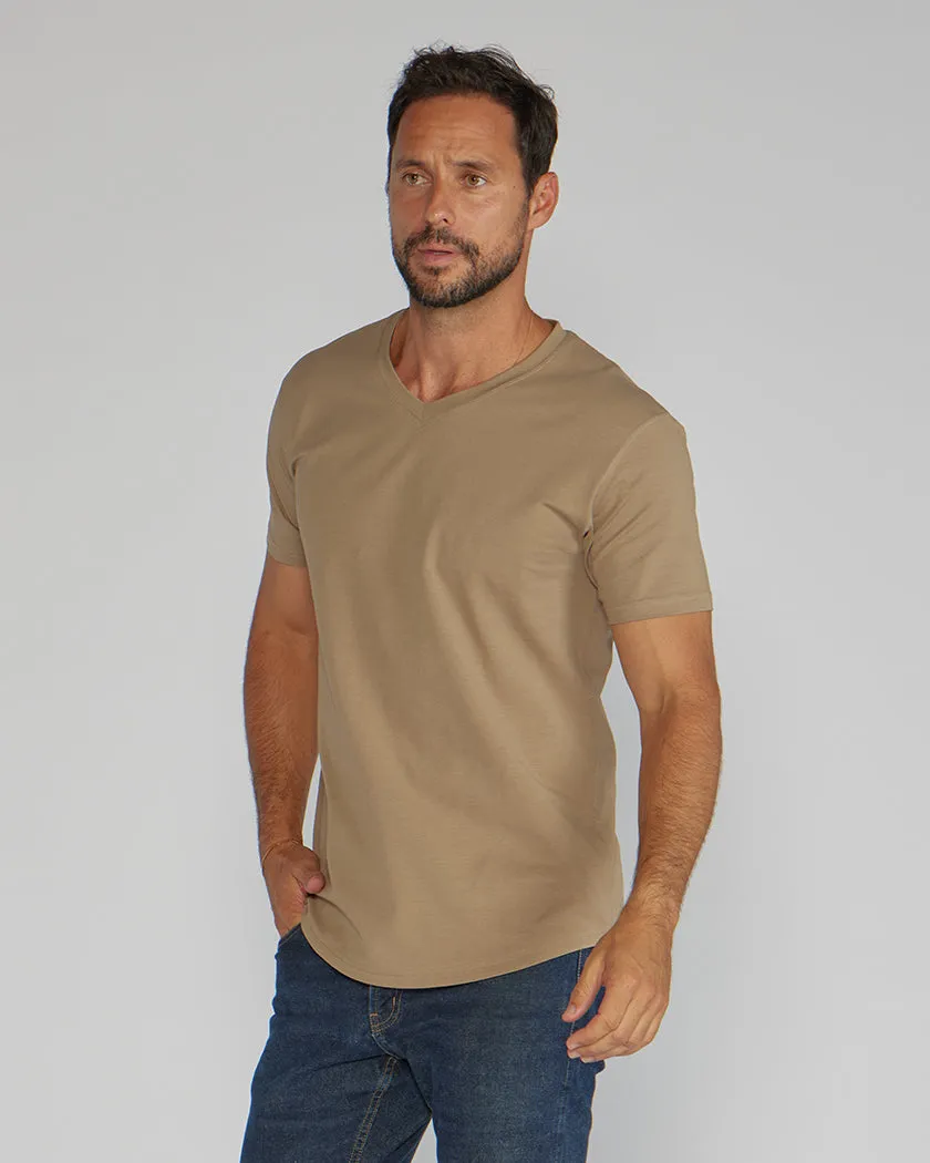 Drop-Cut V-Neck: LUX <!-- Size XL -->