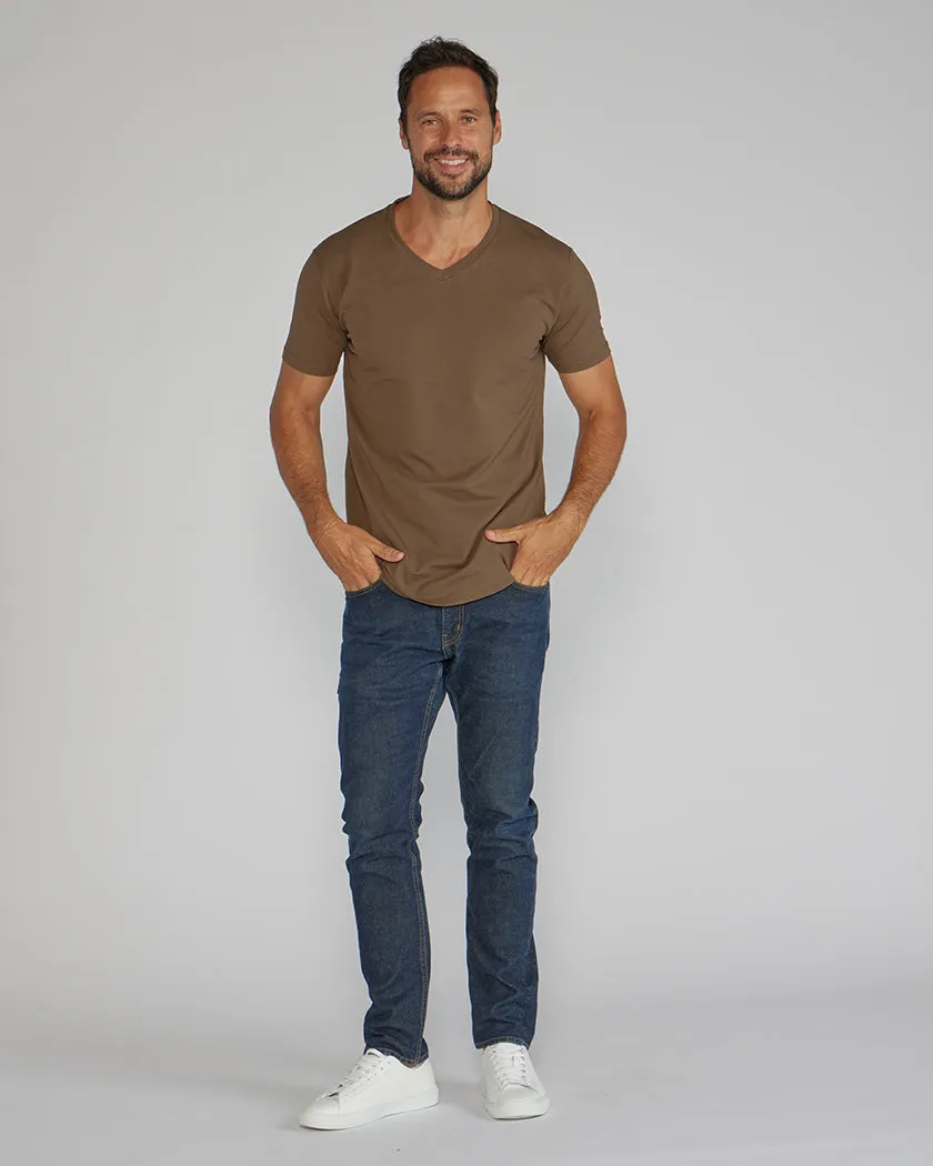 Drop-Cut V-Neck: LUX <!-- Size XL -->