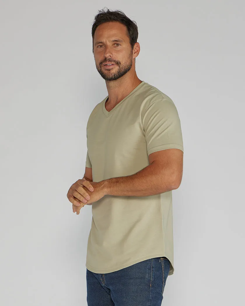 Drop-Cut V-Neck: LUX <!-- Size XL -->