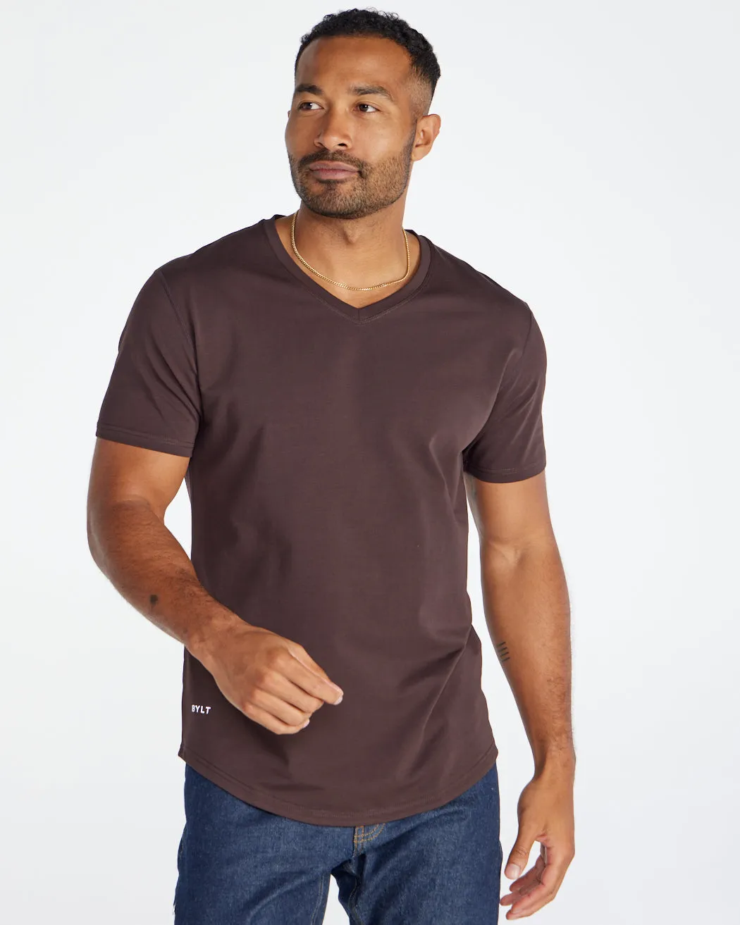 Drop-Cut V-Neck: LUX <!-- Size XL -->