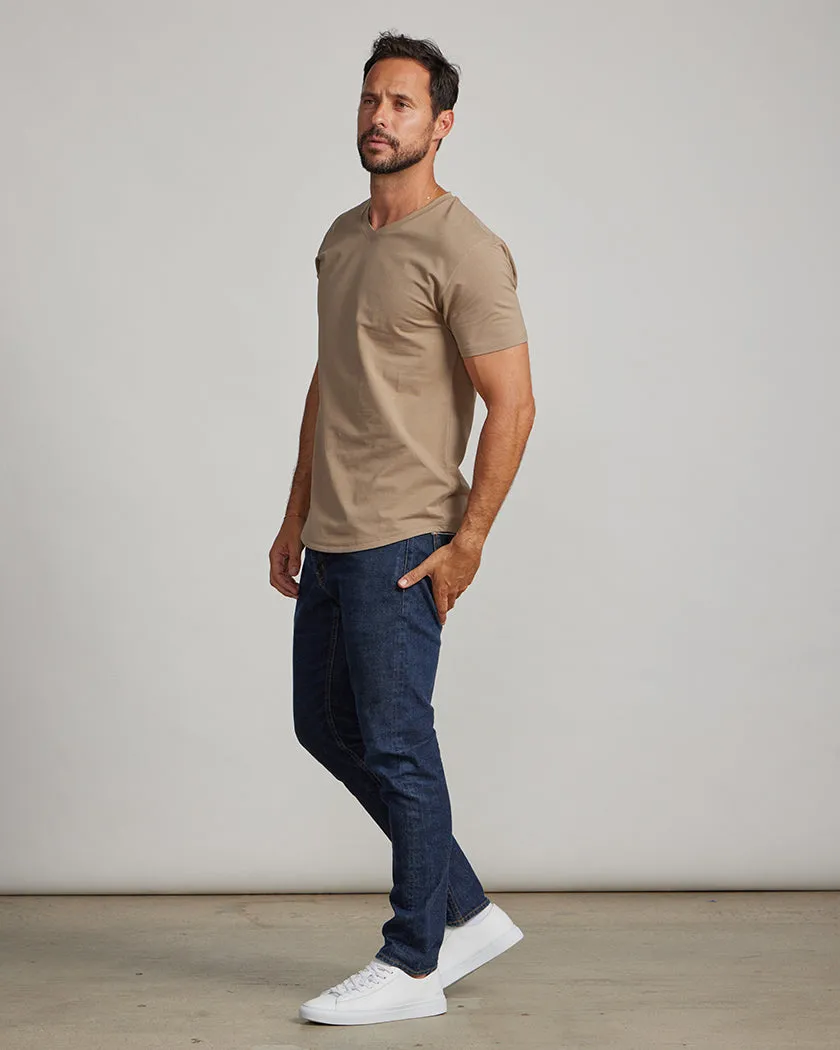 Drop-Cut V-Neck: LUX <!-- Size XL -->