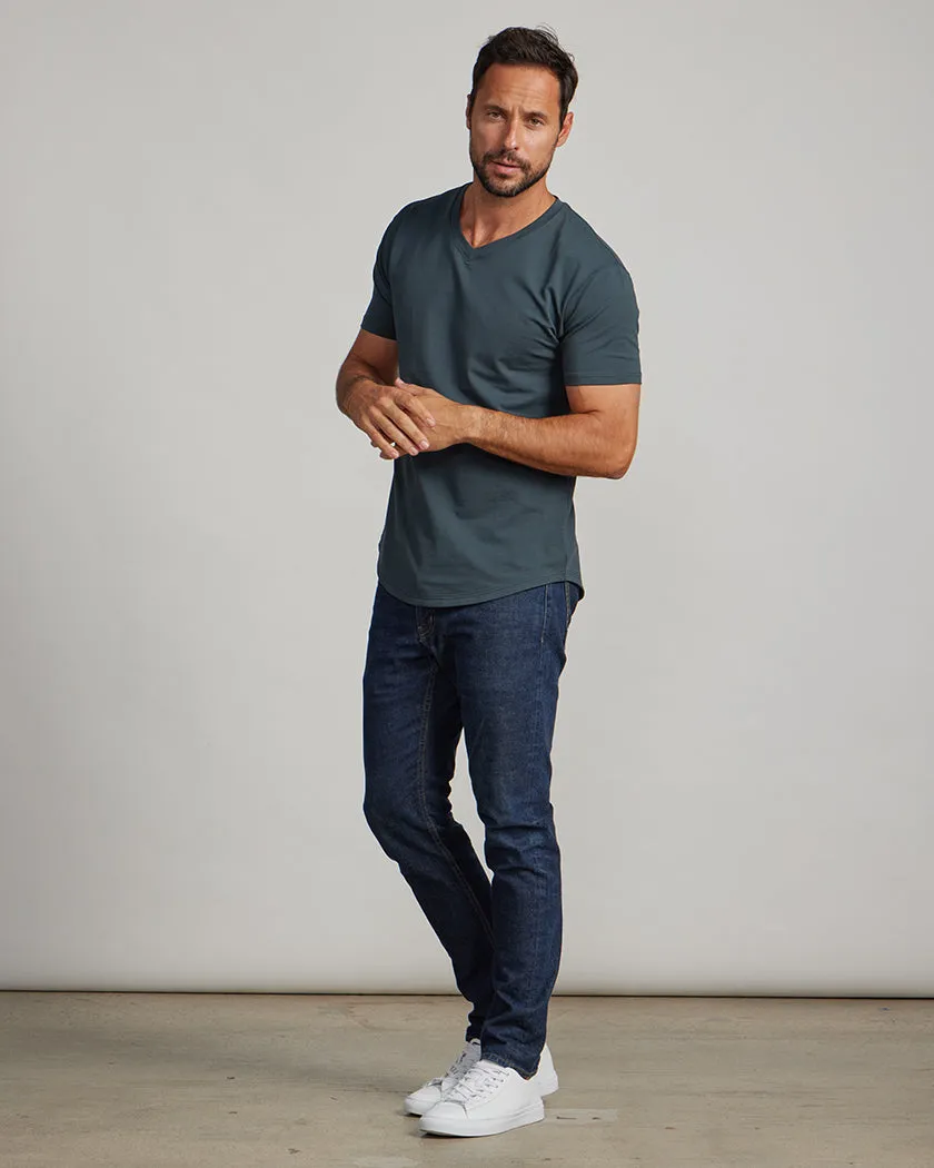 Drop-Cut V-Neck: LUX <!-- Size XL -->