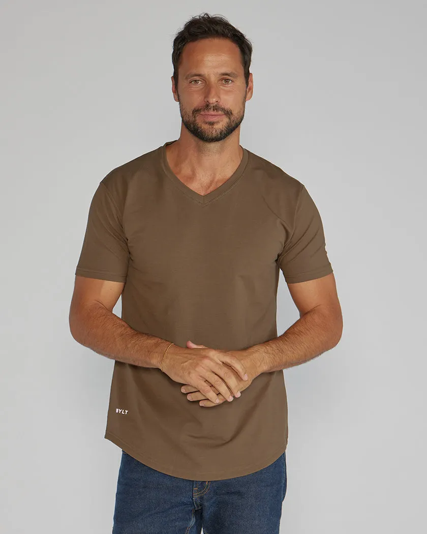 Drop-Cut V-Neck: LUX <!-- Size XL -->