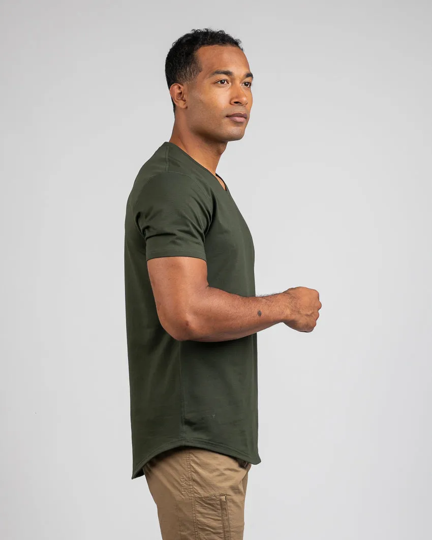 Drop-Cut V-Neck: LUX <!-- Size XL -->