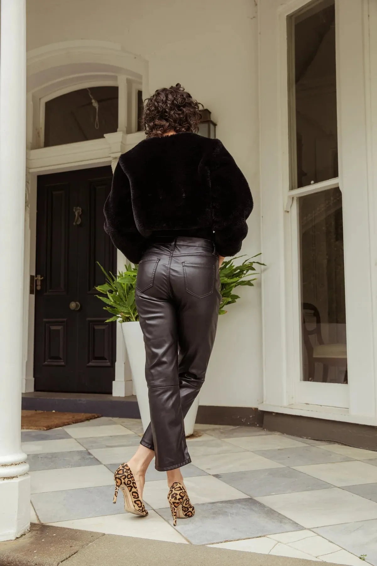 Flint Vegan Leather Jean