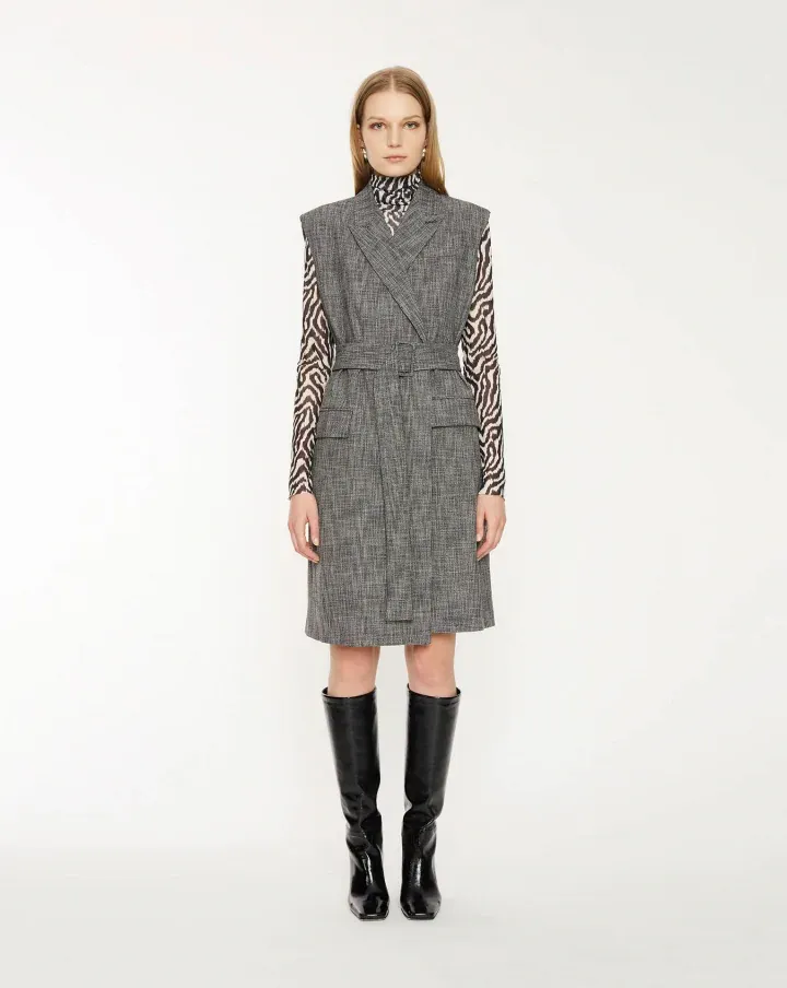 Gilet Donna con collo rever