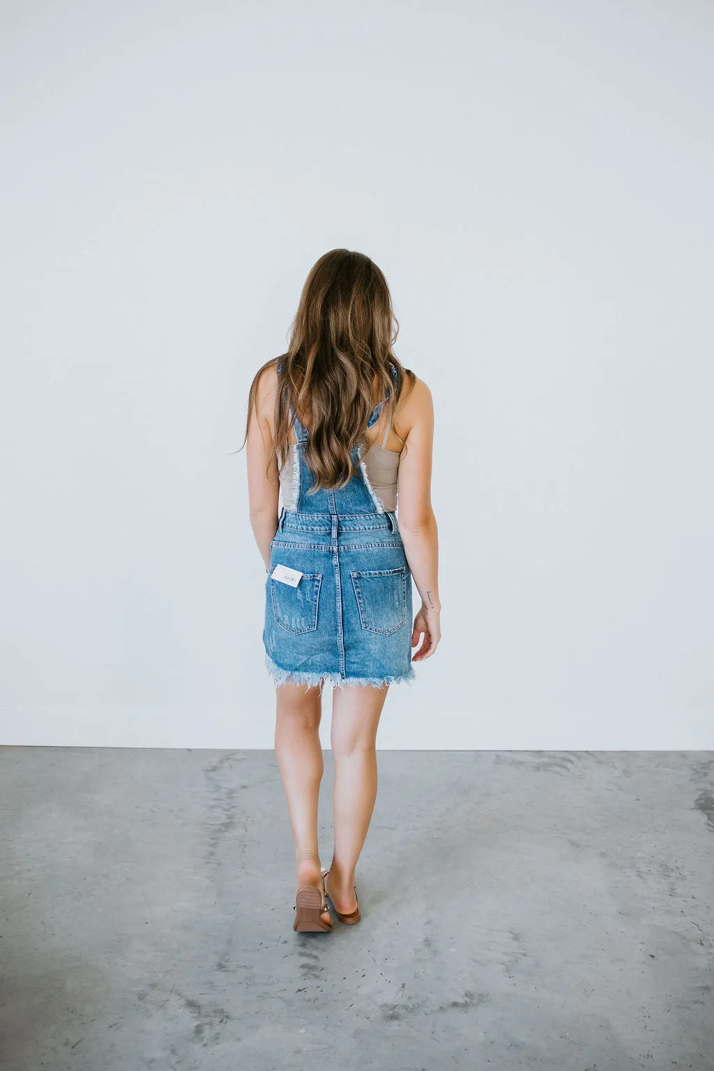 Ginnie Denim Overall Skirt