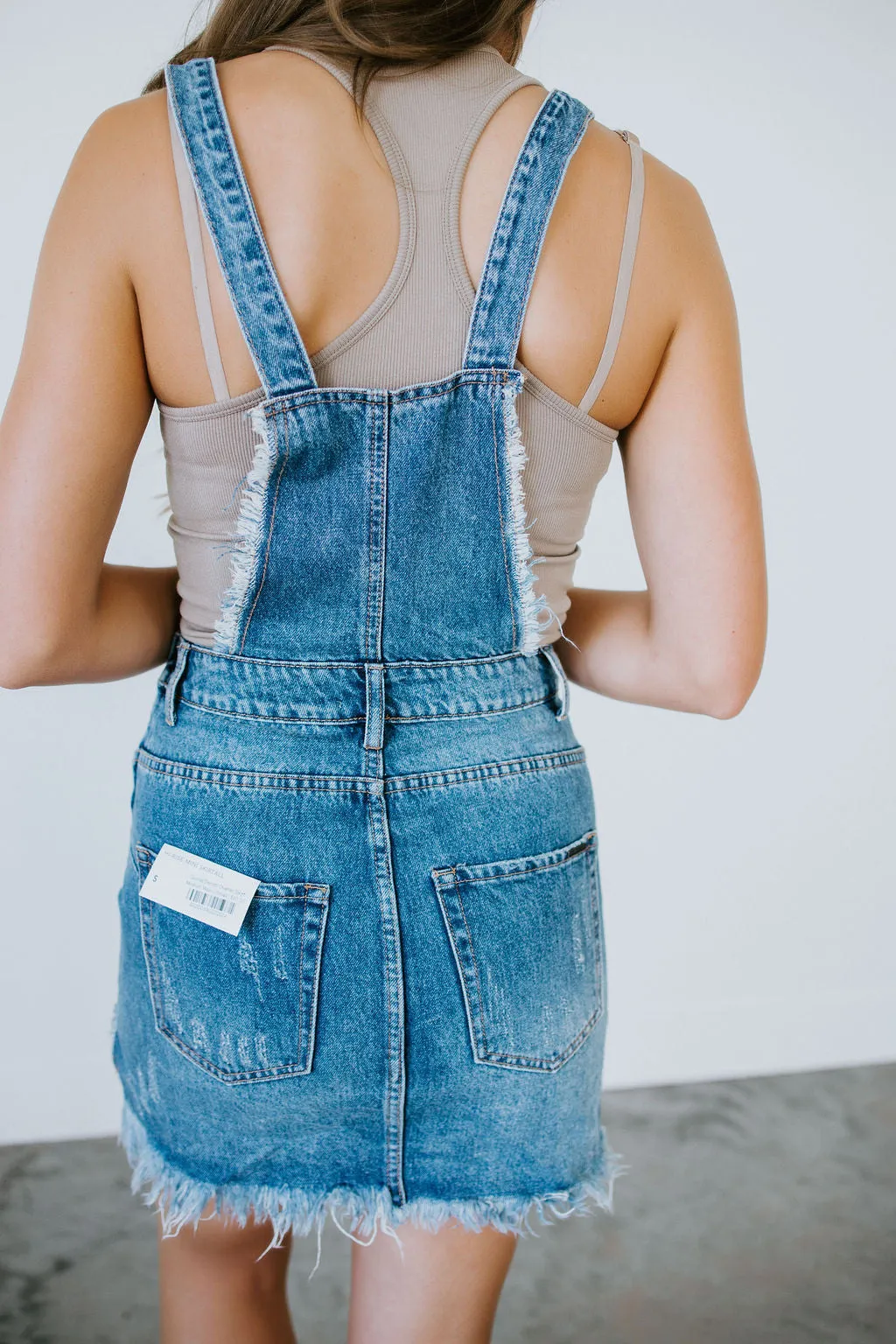 Ginnie Denim Overall Skirt