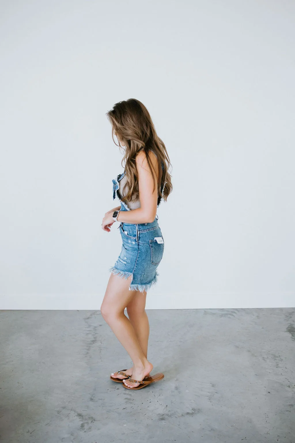 Ginnie Denim Overall Skirt