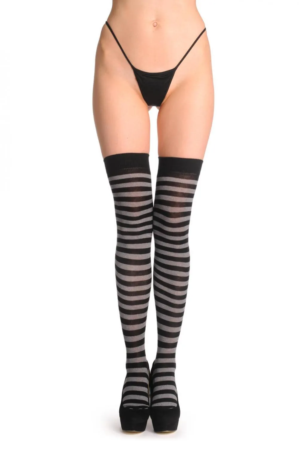 Grey & Black Stripes