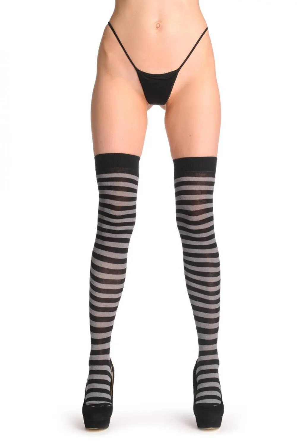 Grey & Black Stripes