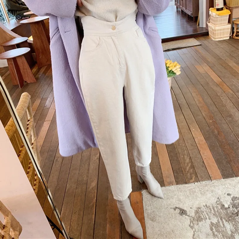Harem Pants High Waist Loose Denim Jeans