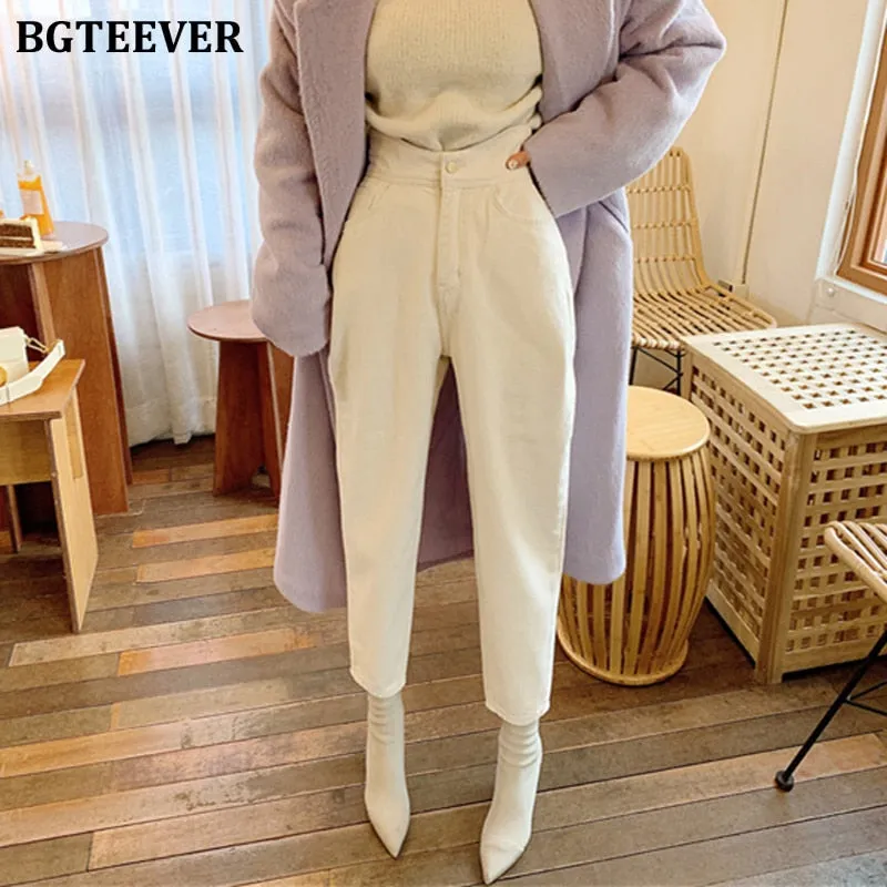 Harem Pants High Waist Loose Denim Jeans