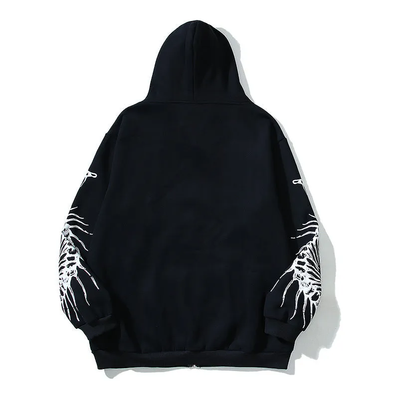 Hellstar Hoodie Dinosaur Keel Printing