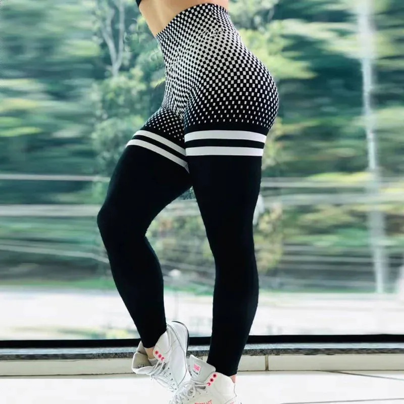 High Waist Stripe Leggings