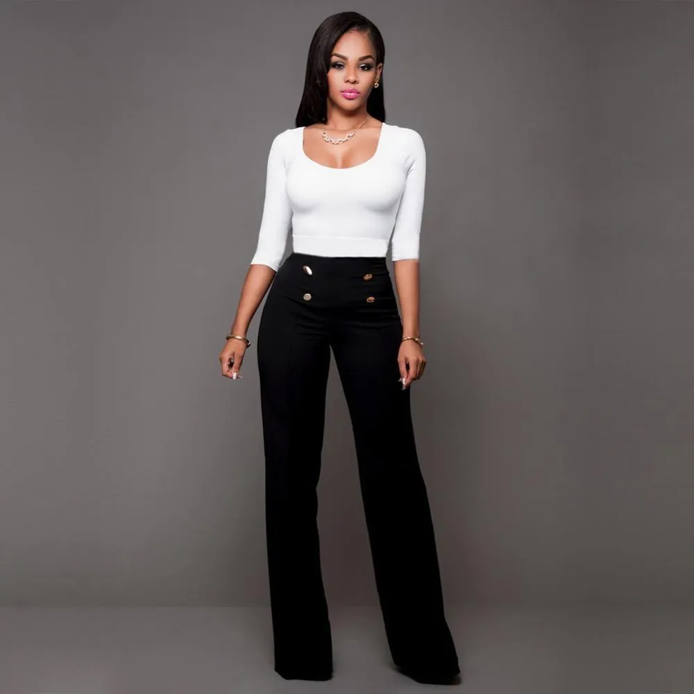 High Waist Summer Long Pants