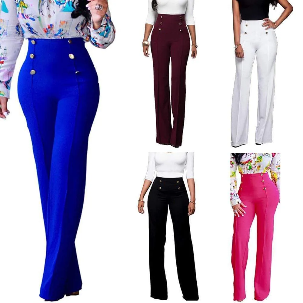 High Waist Summer Long Pants