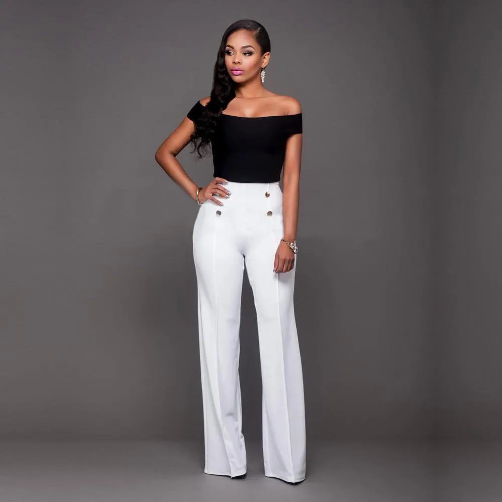 High Waist Summer Long Pants