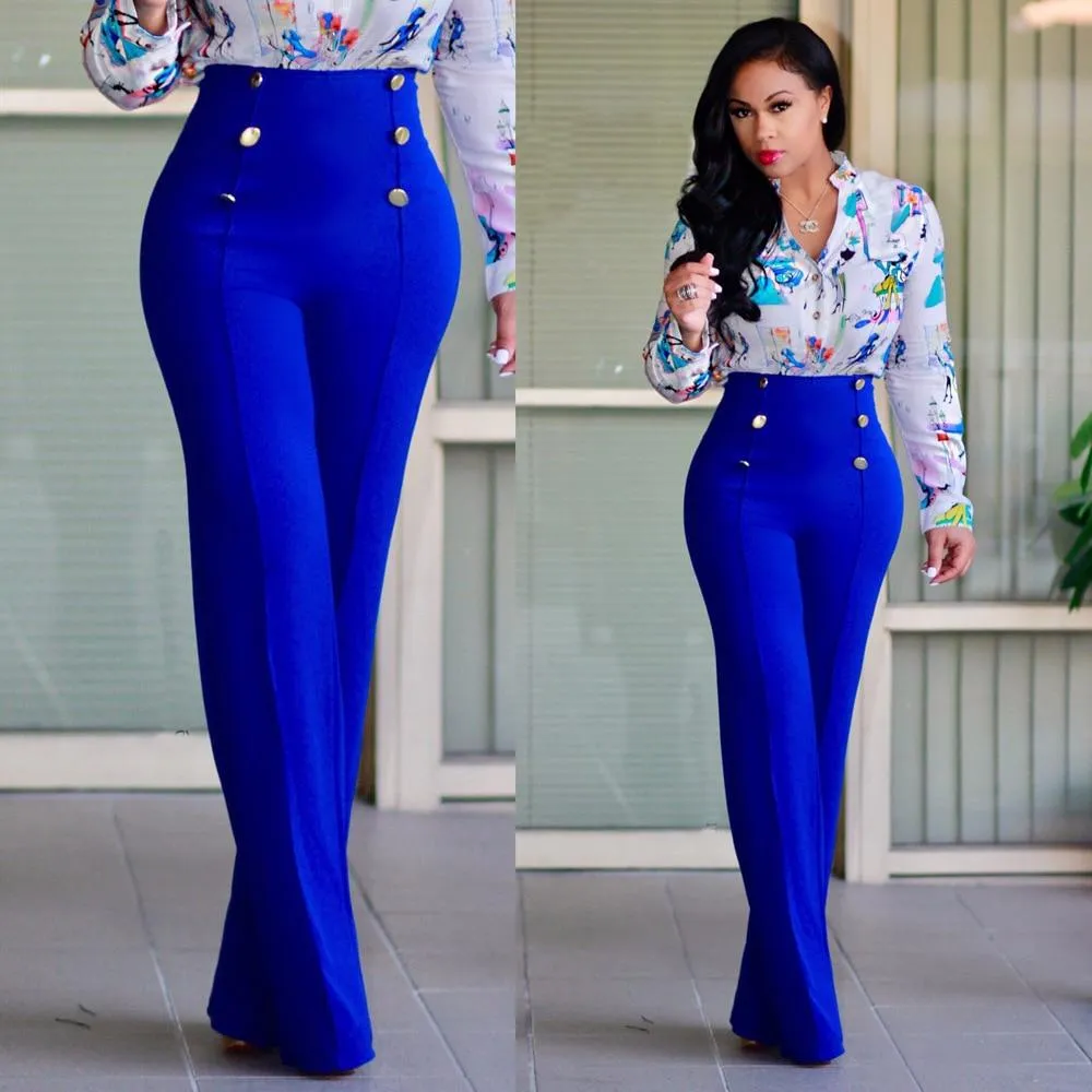 High Waist Summer Long Pants