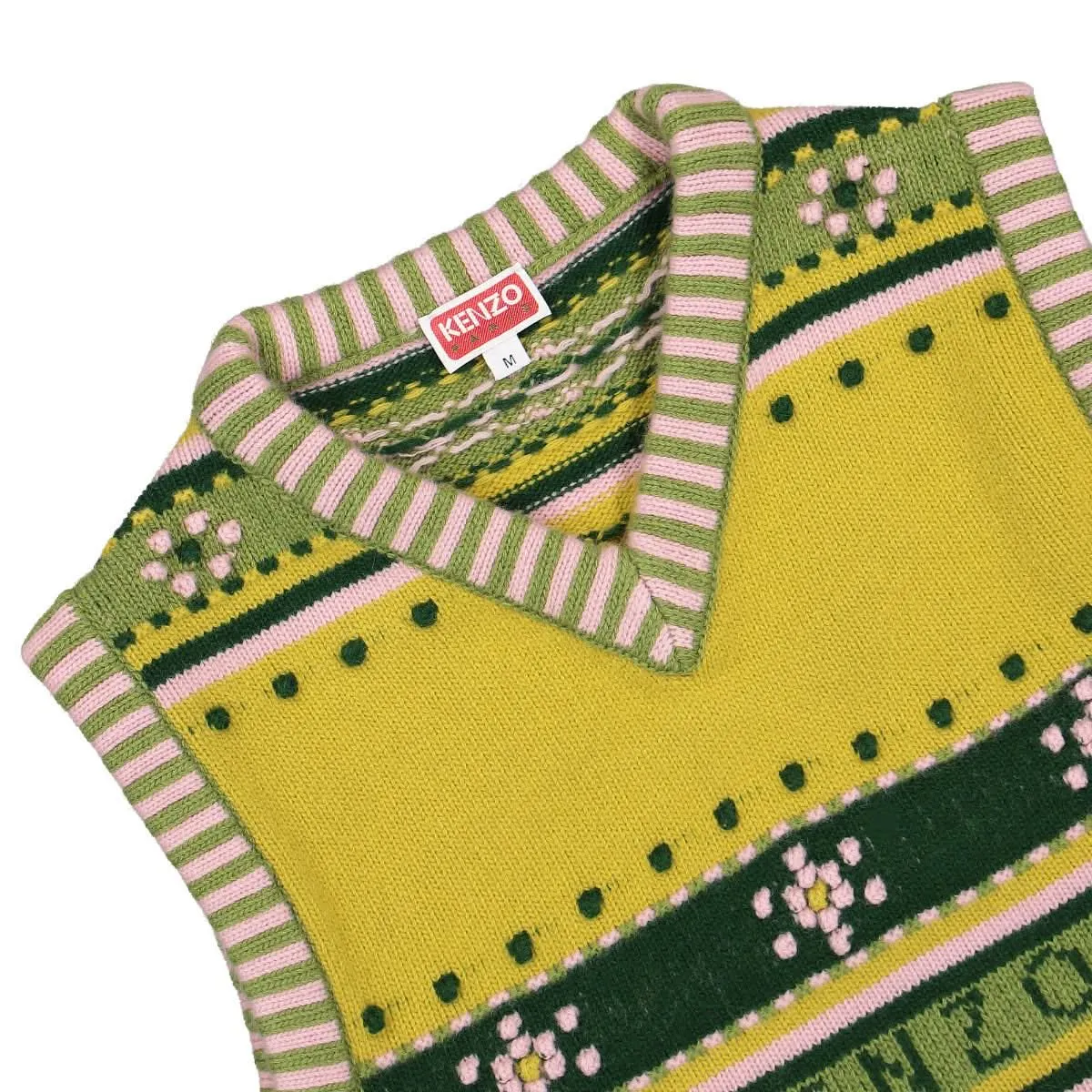 KENZO Fairisle Knitted Jumper Vest